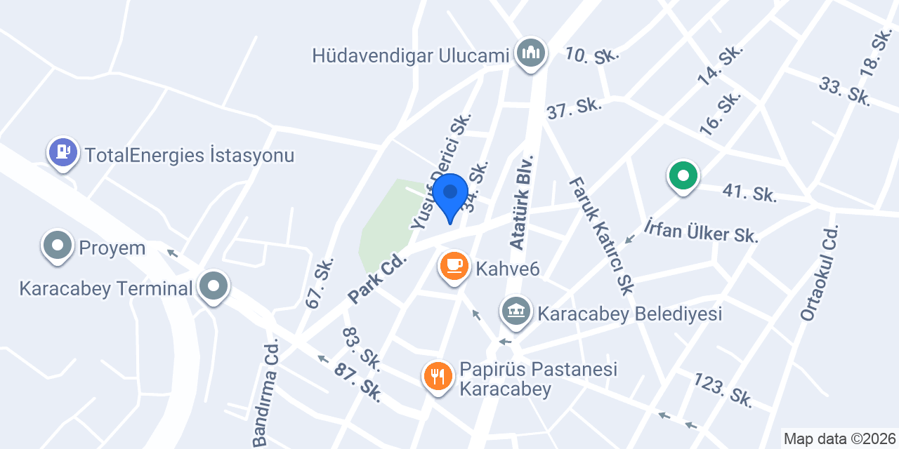 Salon Yeşil konumu
