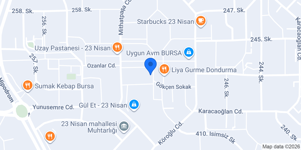 Yakup taş & özgür birliker saç tasarım merkezi konumu