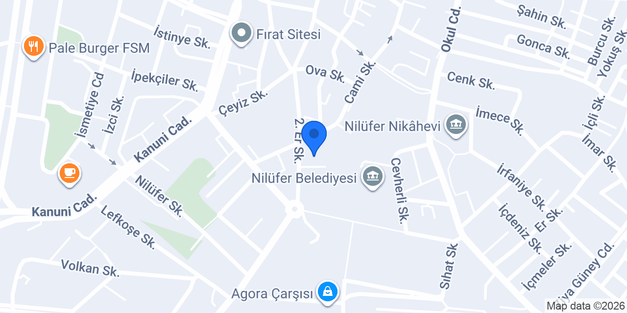 Nilüfer Nüfus Müdürlüğü konumu