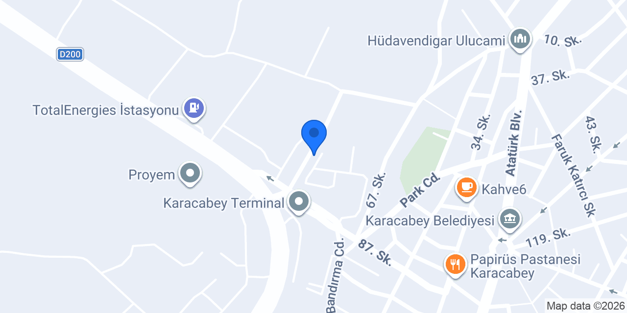 Çolakoğlu oto lastik konumu