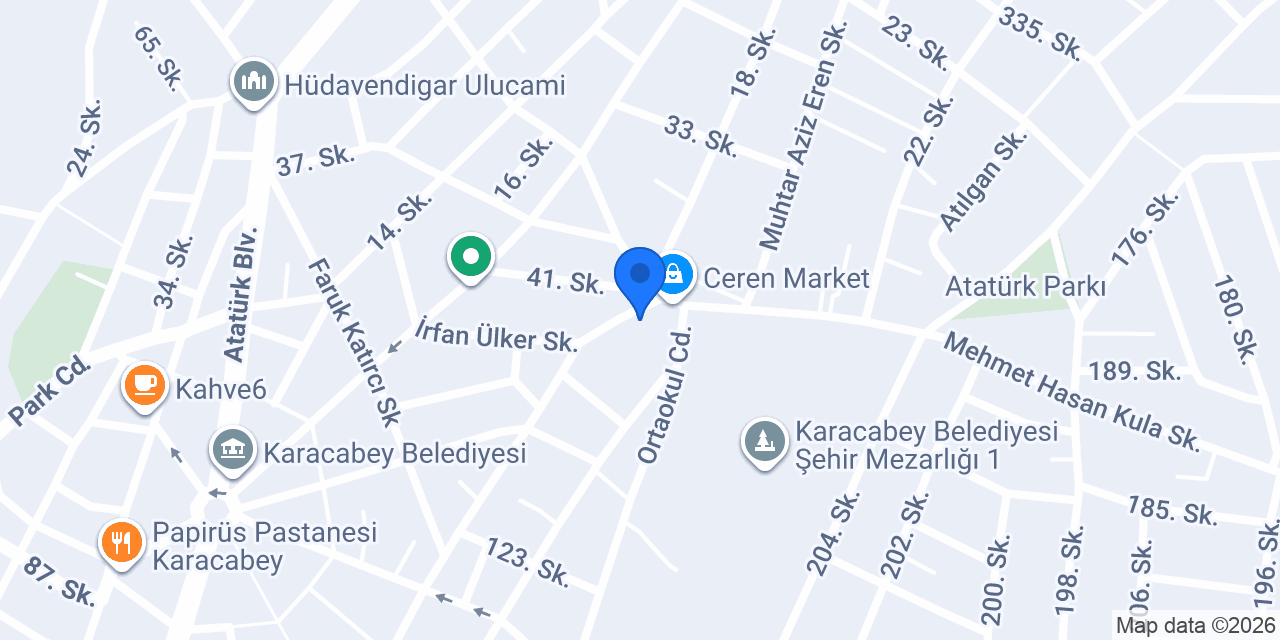 Binex Rent A Car konumu