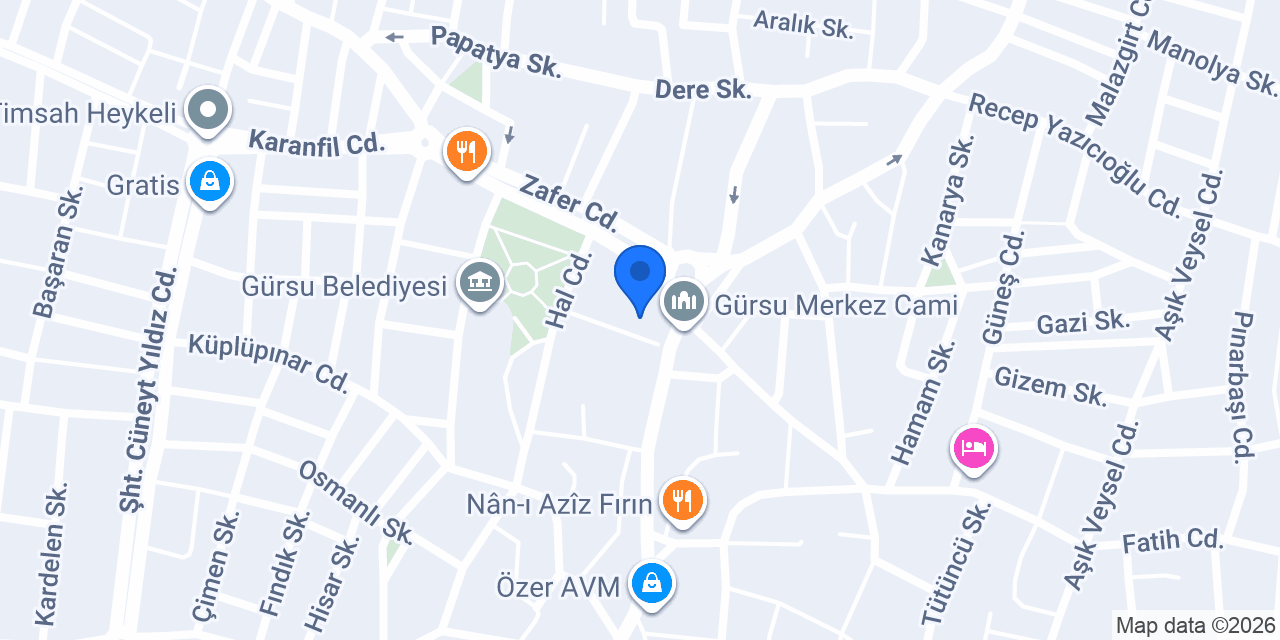 KARAMAN TİCARET konumu