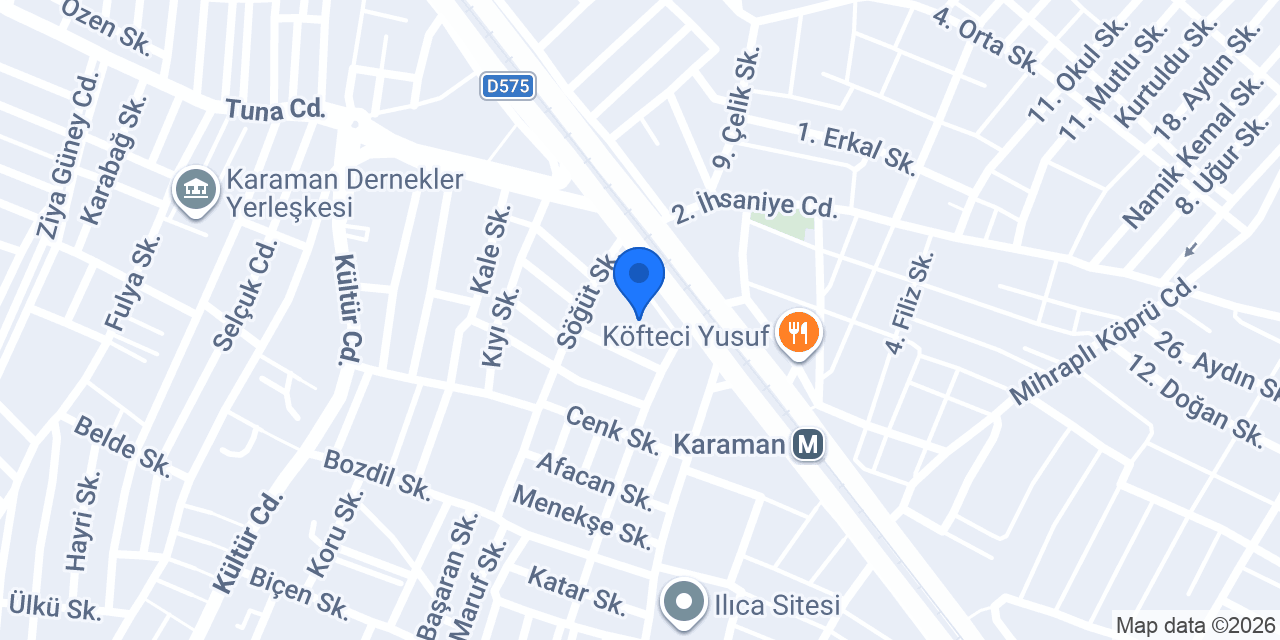 Bursa Çocuk Doktoru - Uzm. Dr. Zeliha Yılmaz konumu