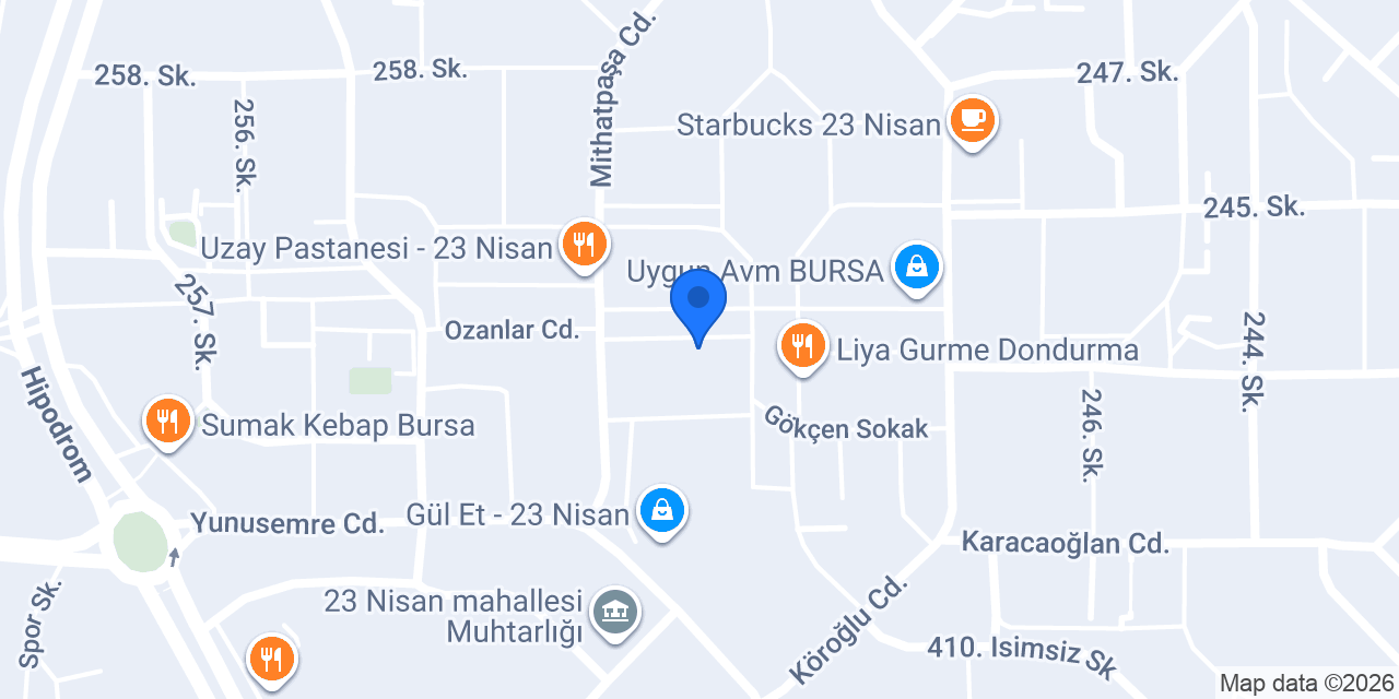 Pizza Time Nilüfer konumu