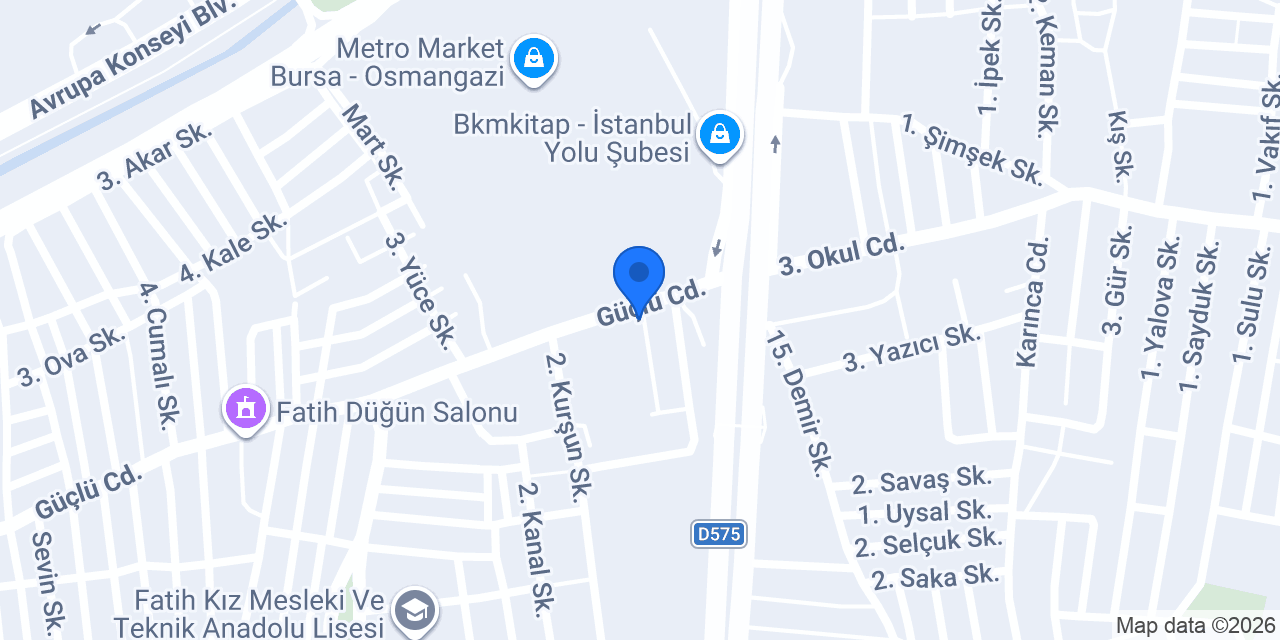 Cevat Oto konumu