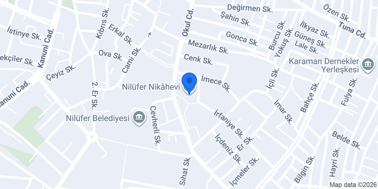 Nilüfer Nikâhevi konumu