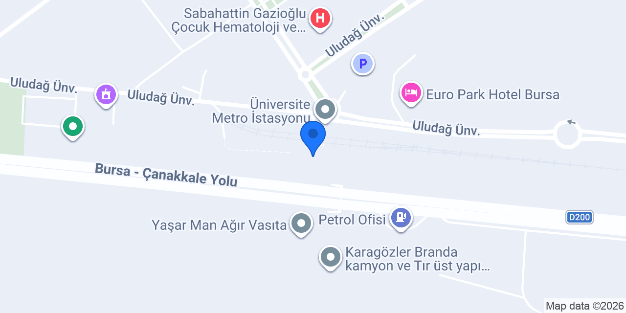 B CAFE ÜNİVERSİTE konumu