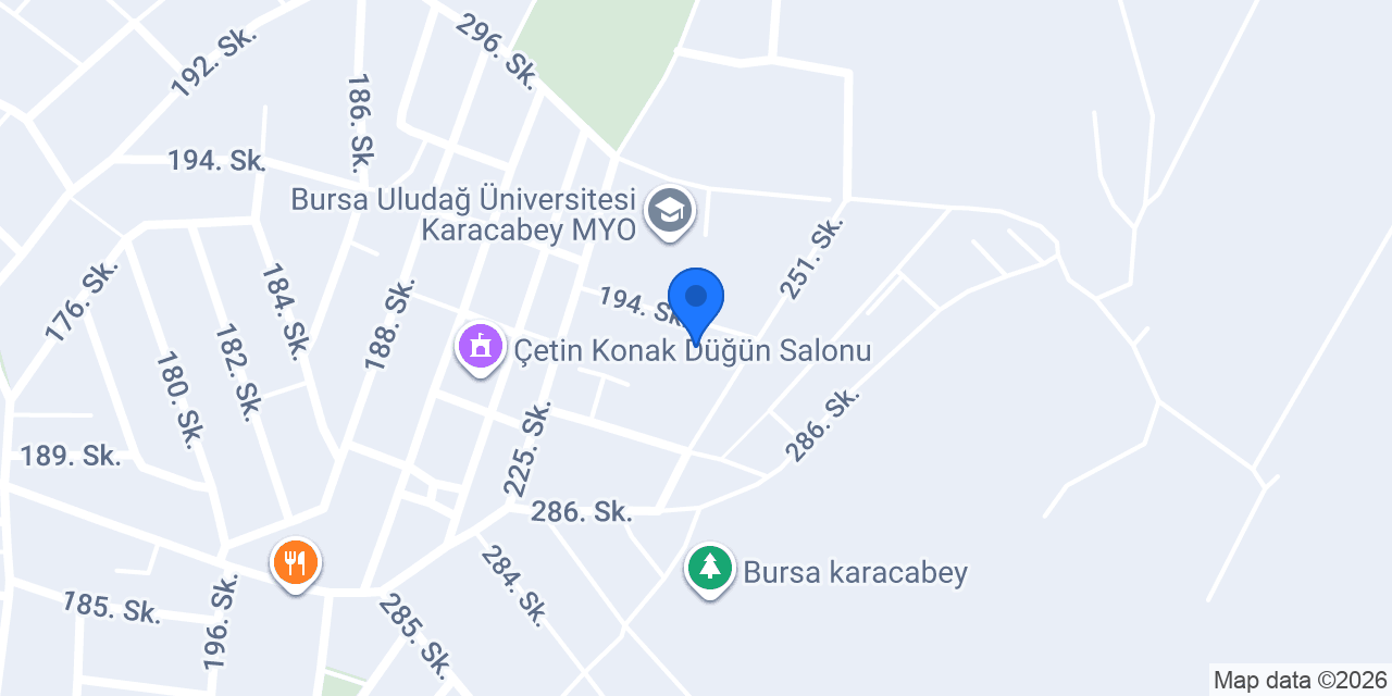 Karacabey Ulviye Matlı Fen Lisesi konumu