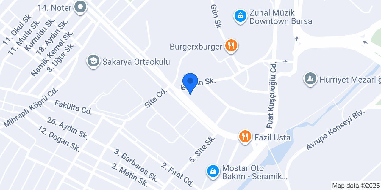Şifa Bahçesi konumu