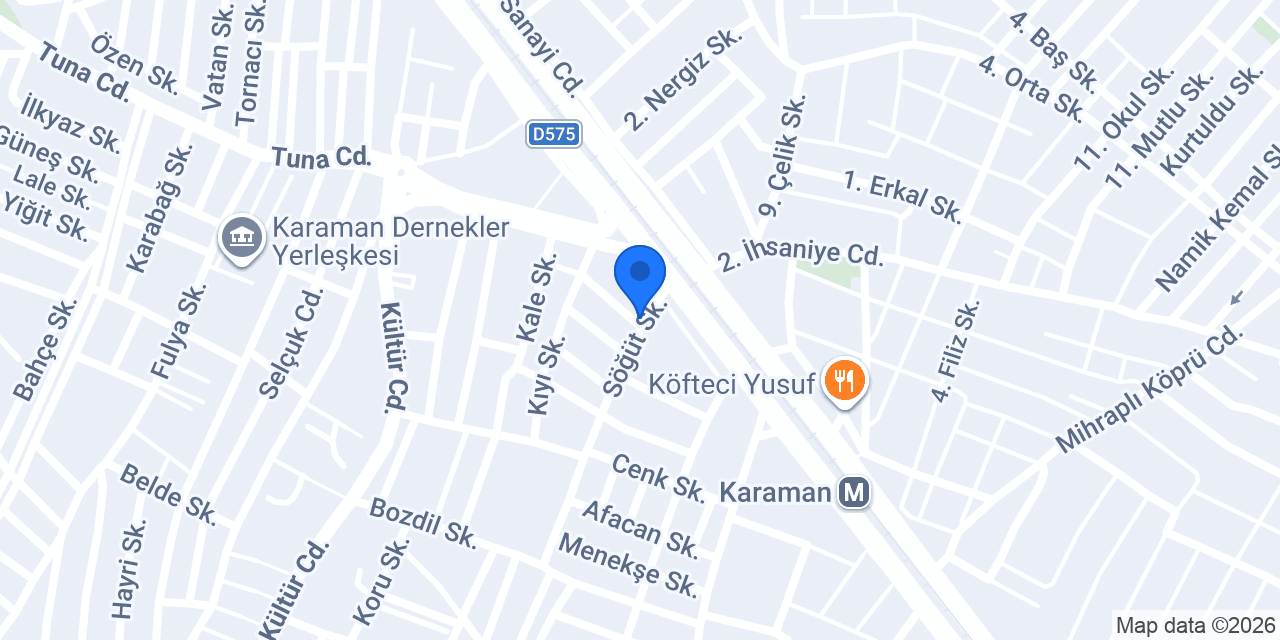 Karavan Kiralama Bursa / SEVER GROUP konumu