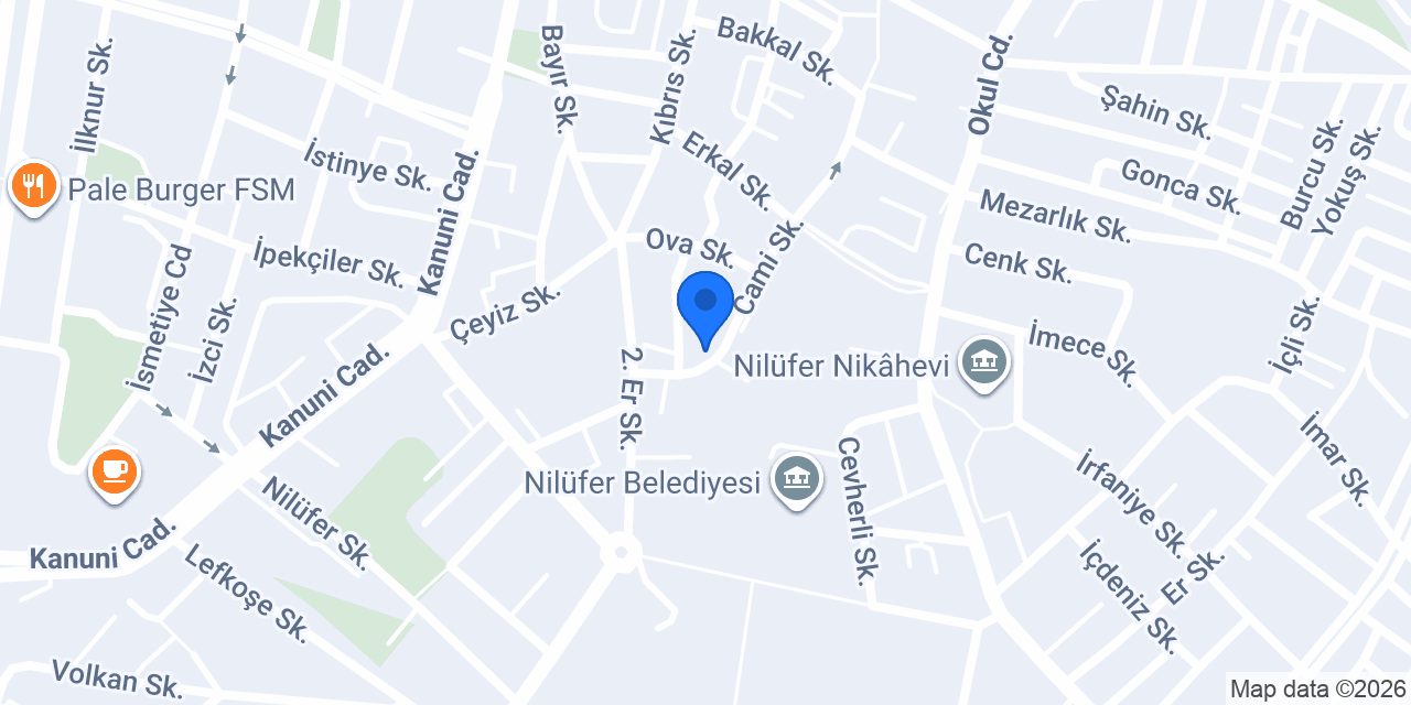 Özel ihsaniye Sürücü Kursu konumu