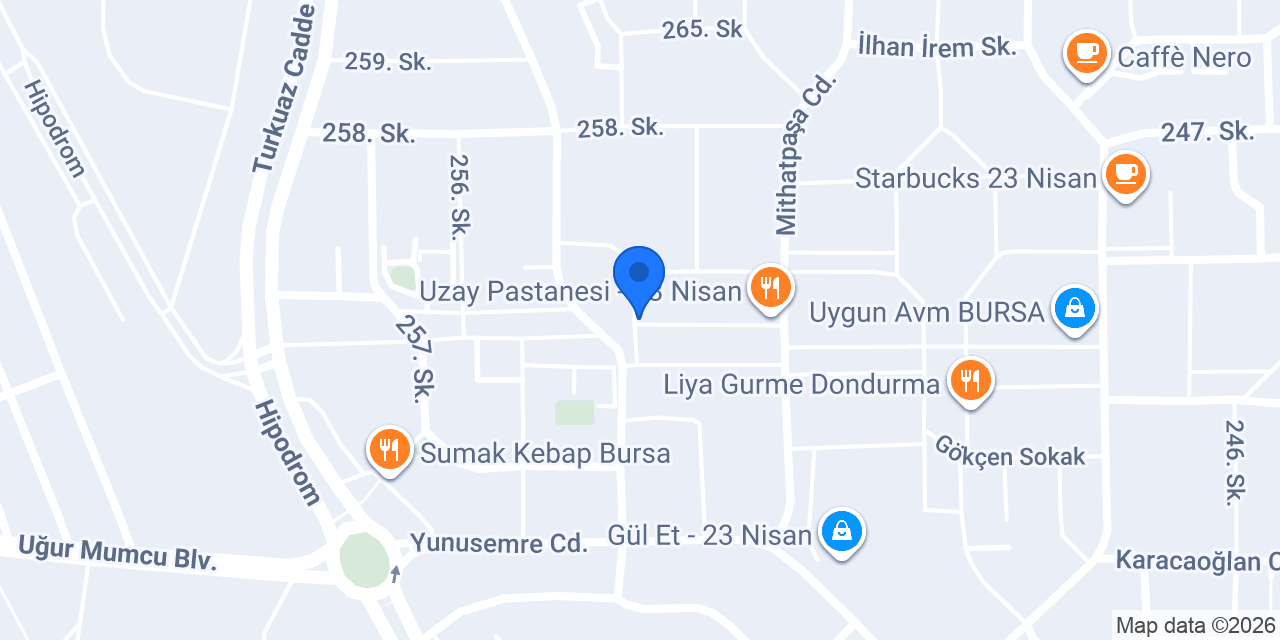 Sütlüce Şarküteri ve Cafe konumu