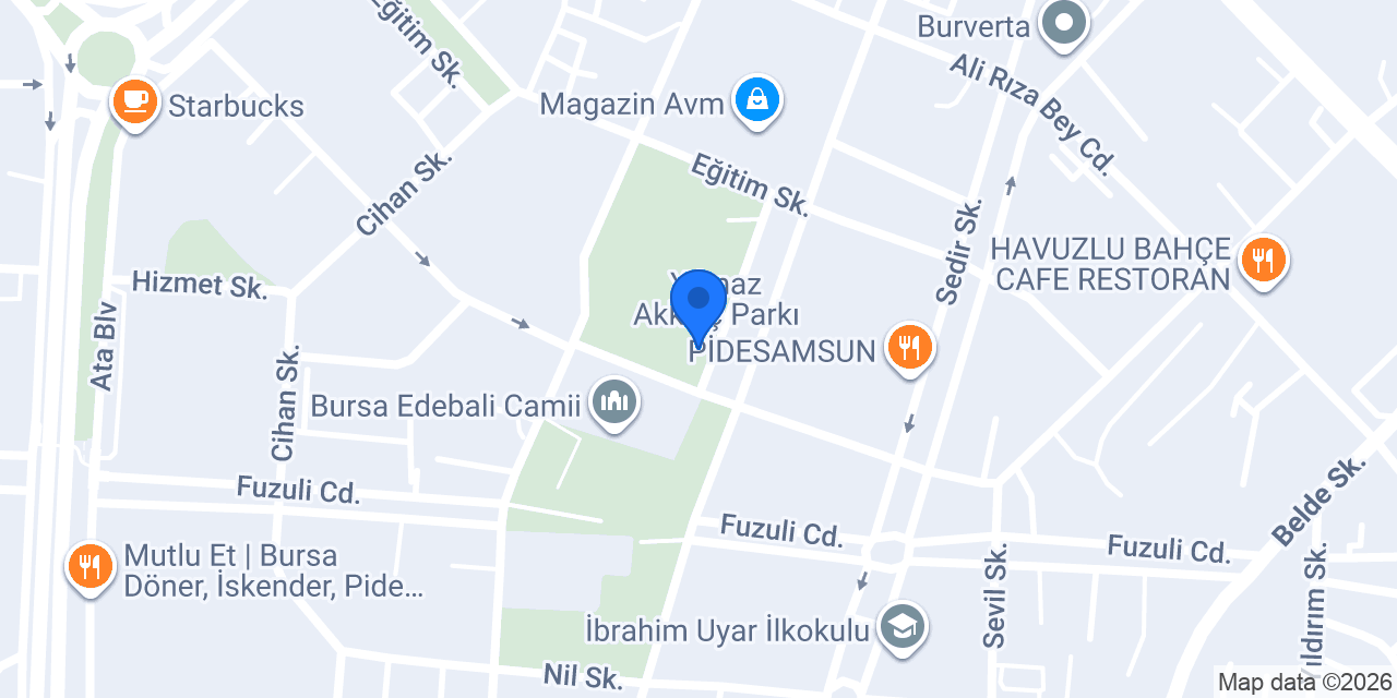 Açelya Çiçekçilik konumu