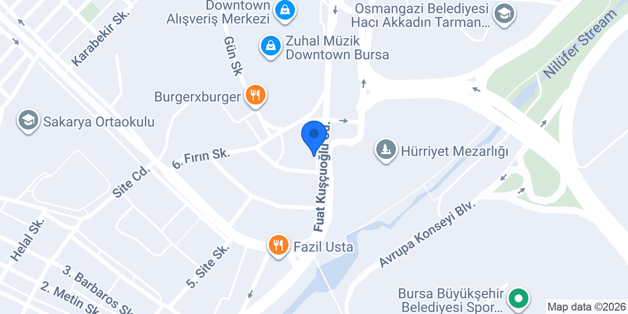 ÜNÖZ MOBİLYA konumu