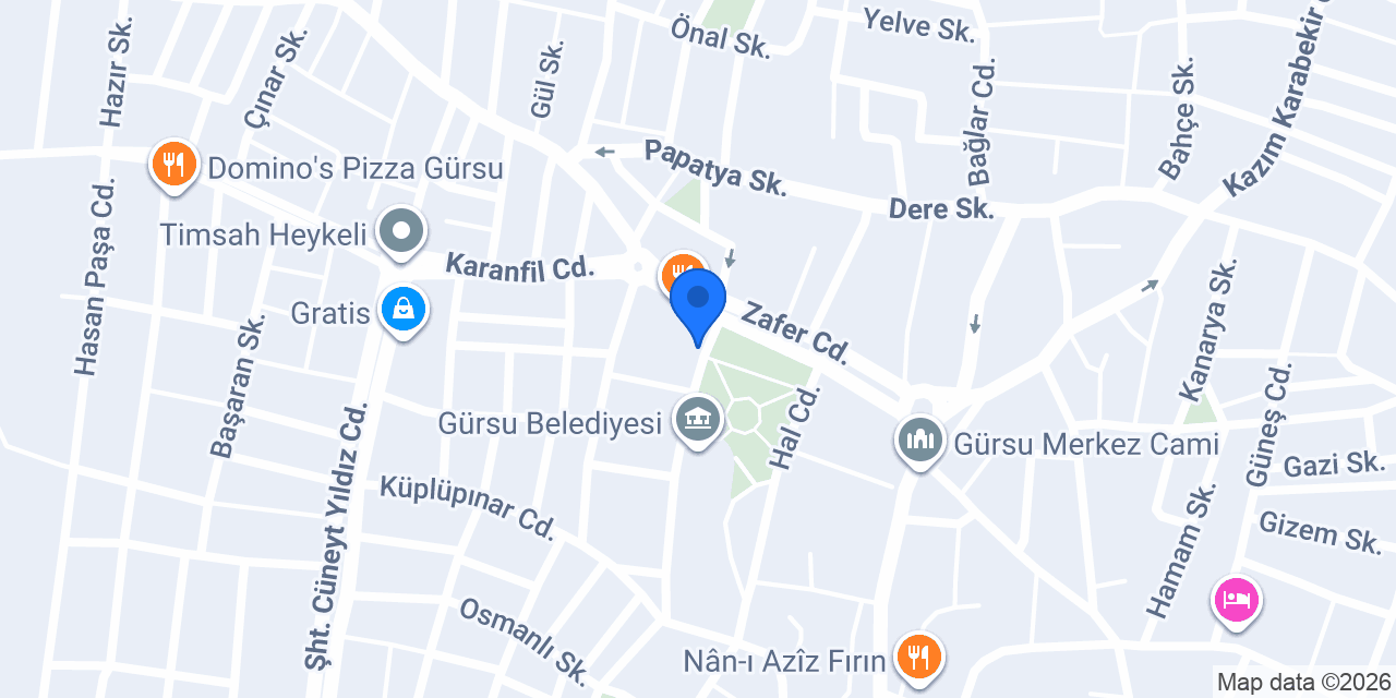Çiçek Izgara Restaurant konumu