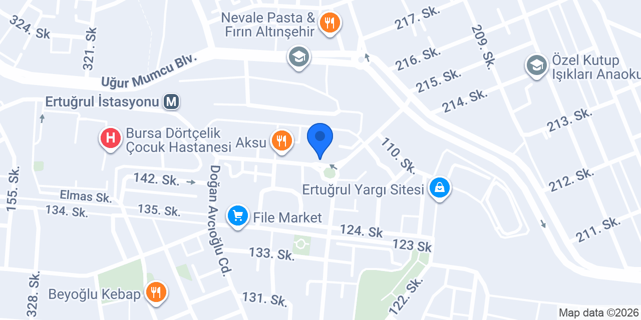 PERİSA’DE KAFE RESTAURANT konumu
