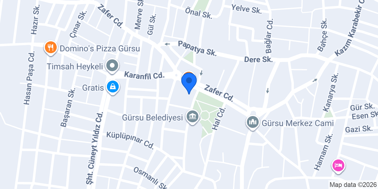 Gürsu Kat 2 Kafe konumu