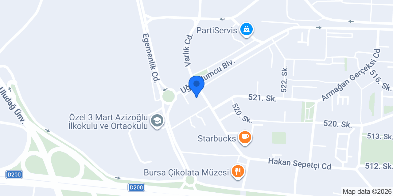 CAR HOUSE Boya Koruma Bursa konumu