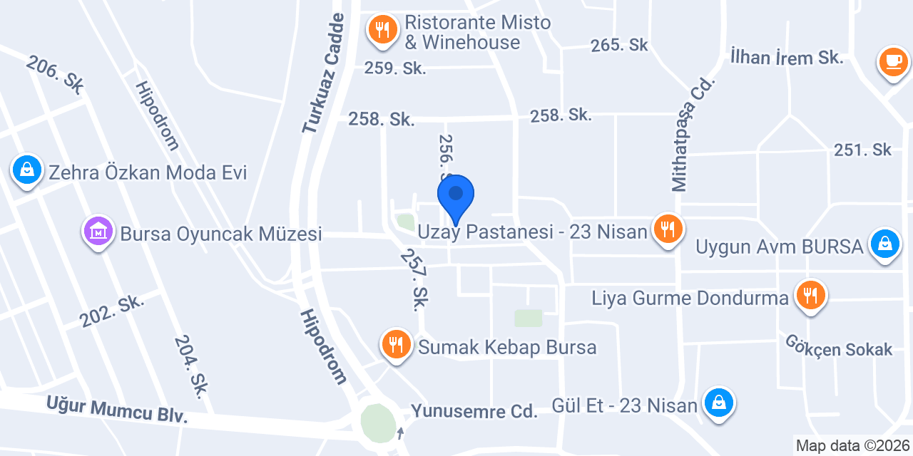 Çilingir Ömer 23 NİSAN konumu