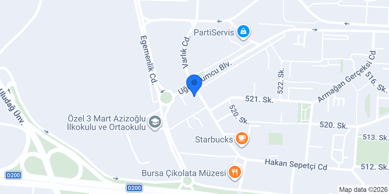 Ünal Otomotiv konumu