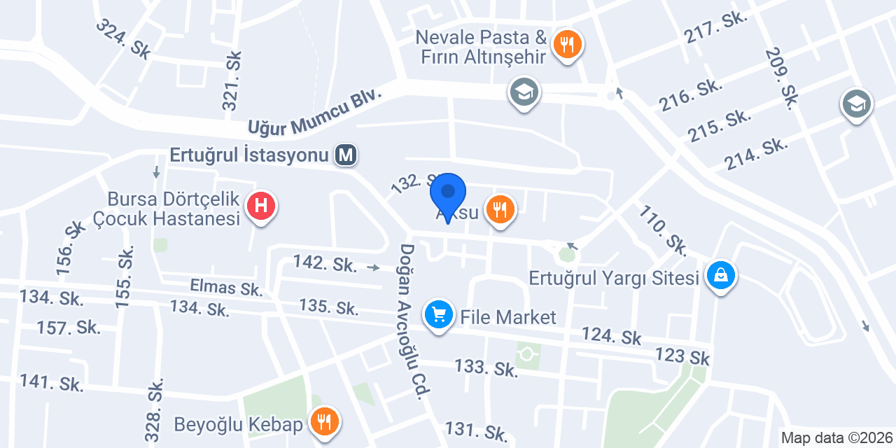Nilüfer Özlüce çiçekçi konumu