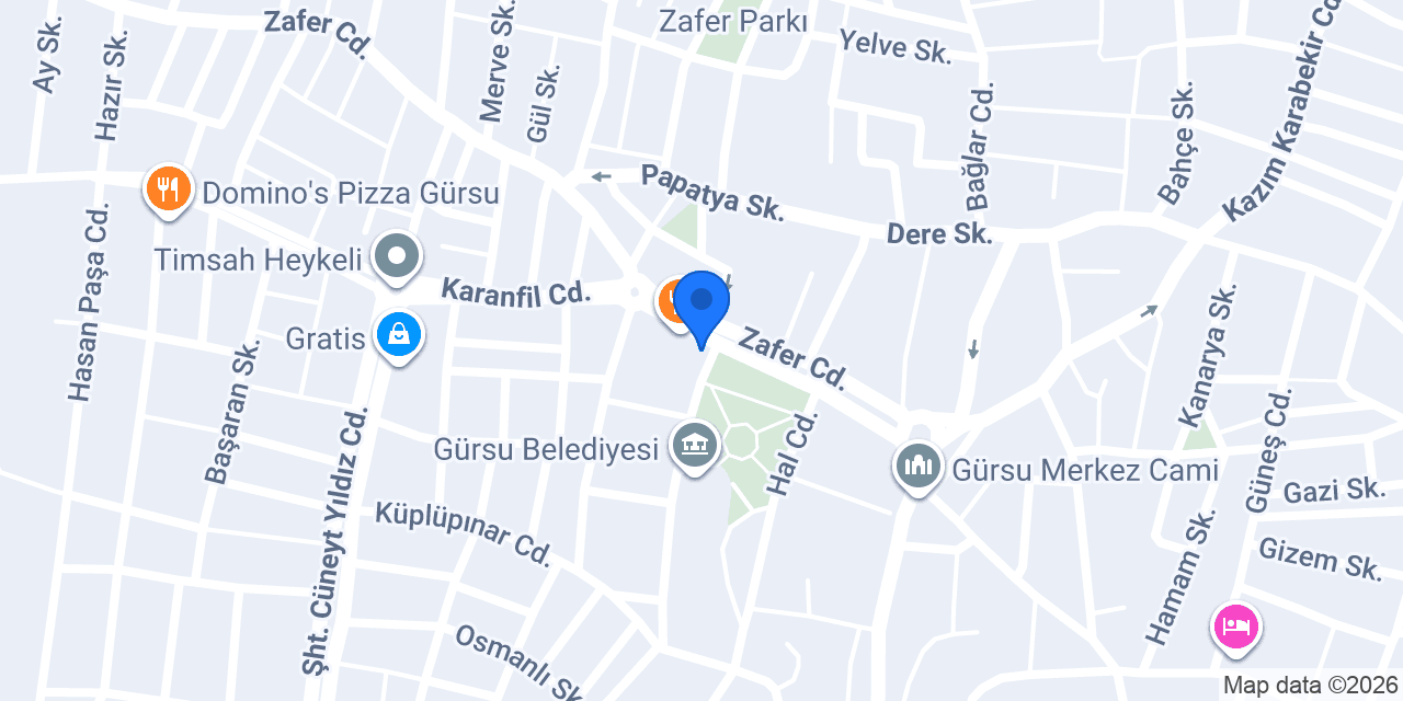 Gürsu Noterliği konumu