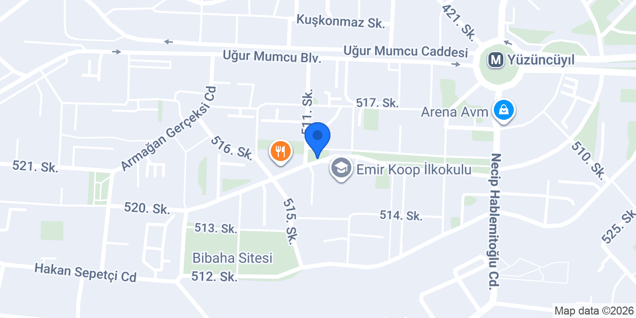 BURSA MODERN TAVLA SPOR KULÜBÜ konumu