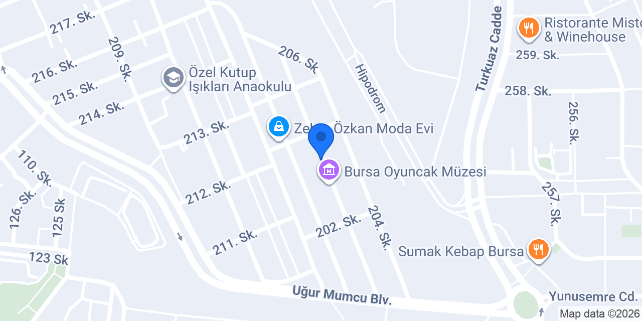 Özel Sennin Kişisel Gelişim Kursu konumu