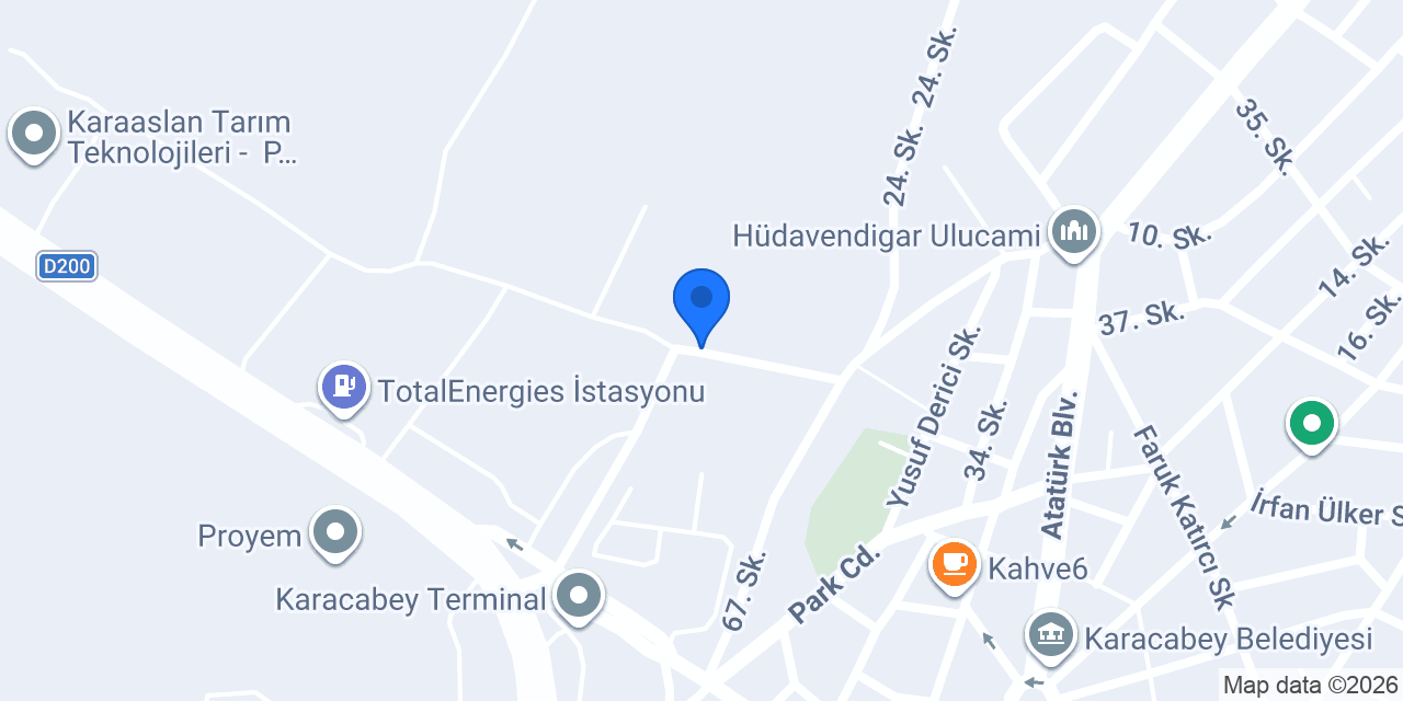 DAMLA MUTFAK konumu