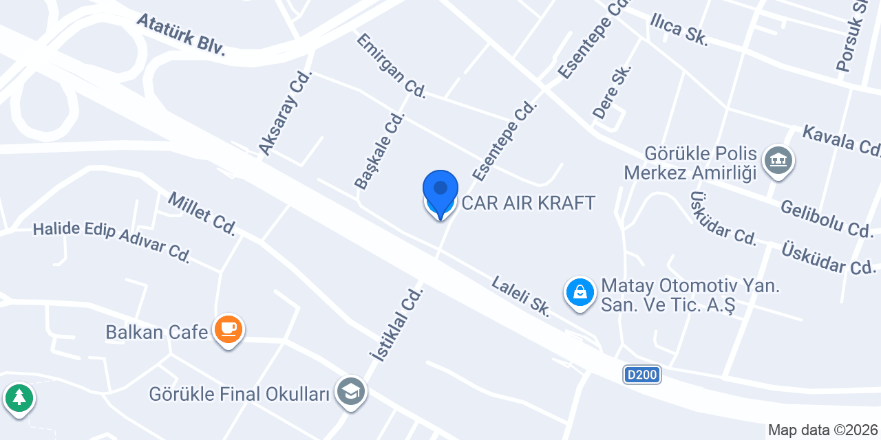 CAR AIR KRAFT konumu