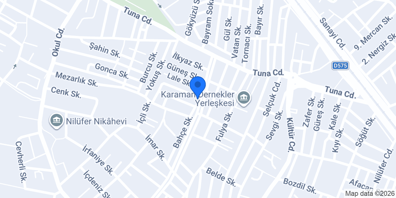 Cemre Overlok konumu