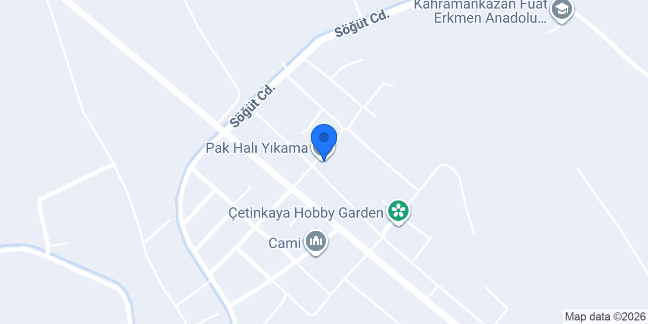 Pak Halı Yıkama konumu