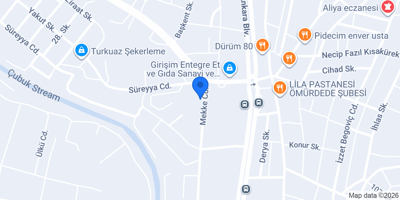 Çiftçi Et Sakatat konumu