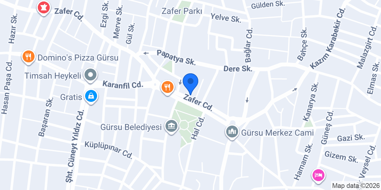 Yılmaz Züccaciye konumu