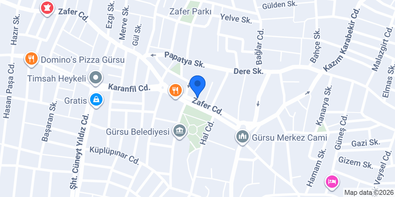 Gürsu Optik konumu