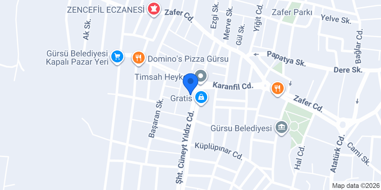 AZEN İNŞAAT konumu
