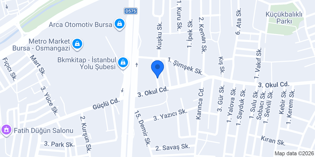 Engin Oto konumu