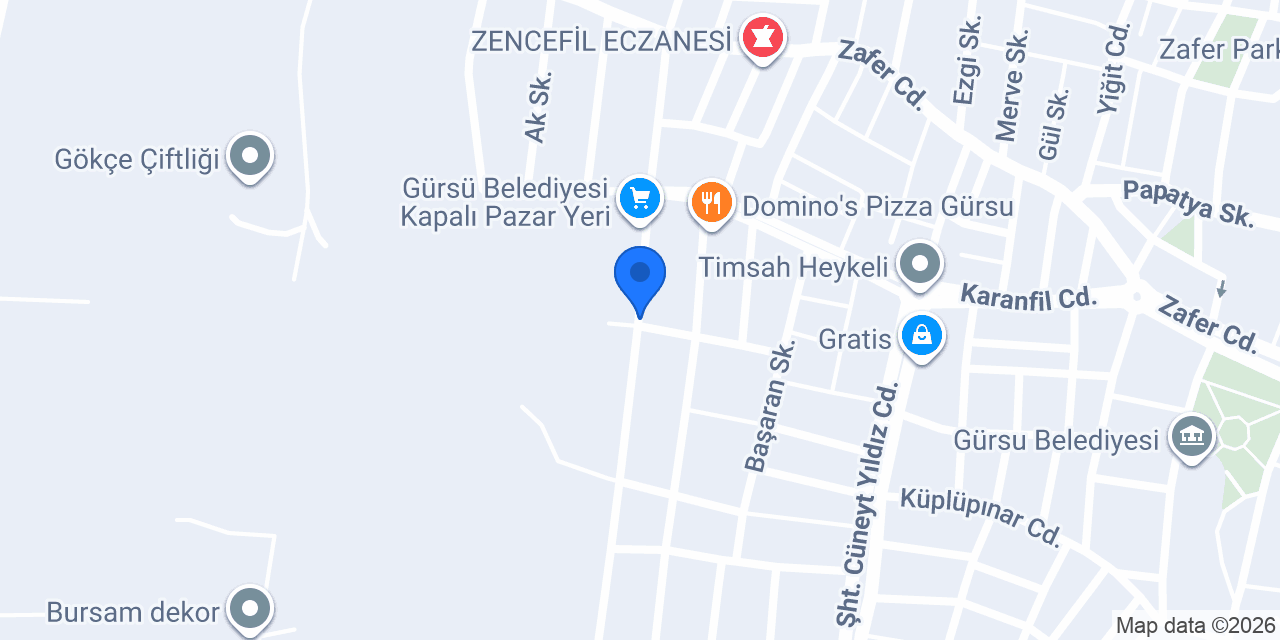 YİBER MAKİNA konumu