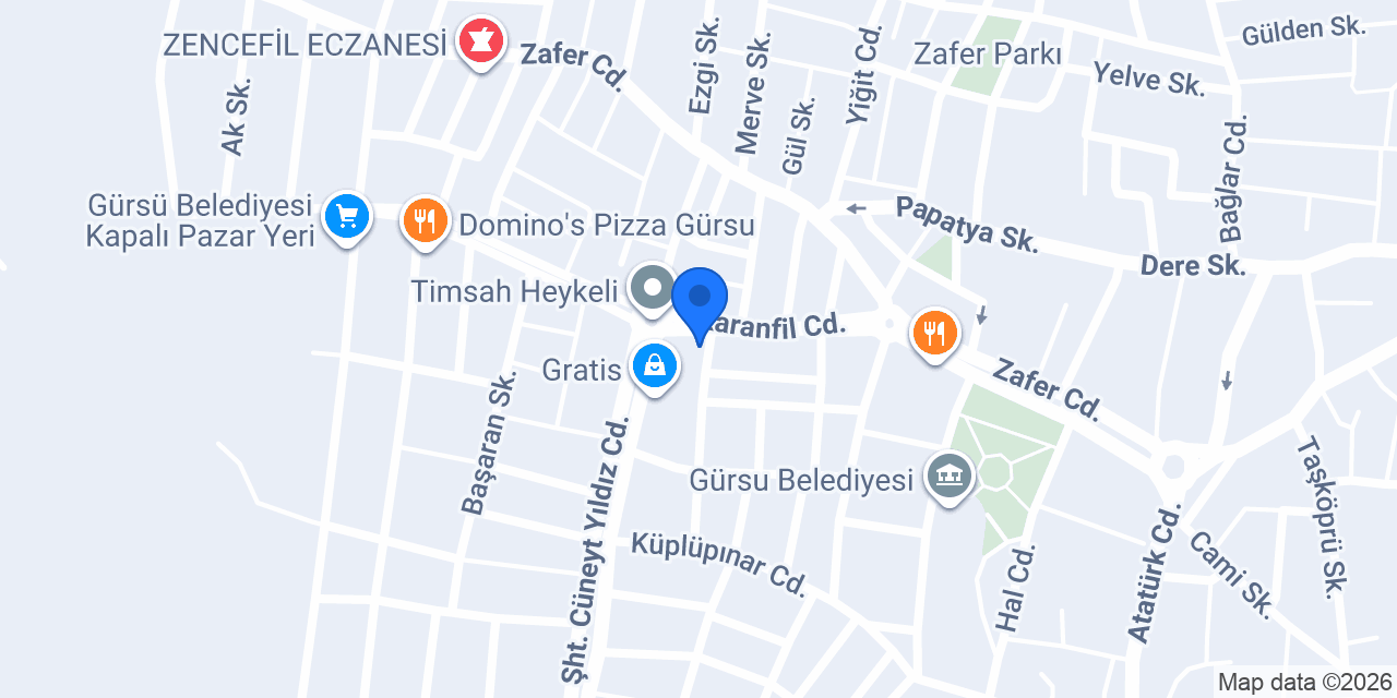 Gözde Döner konumu
