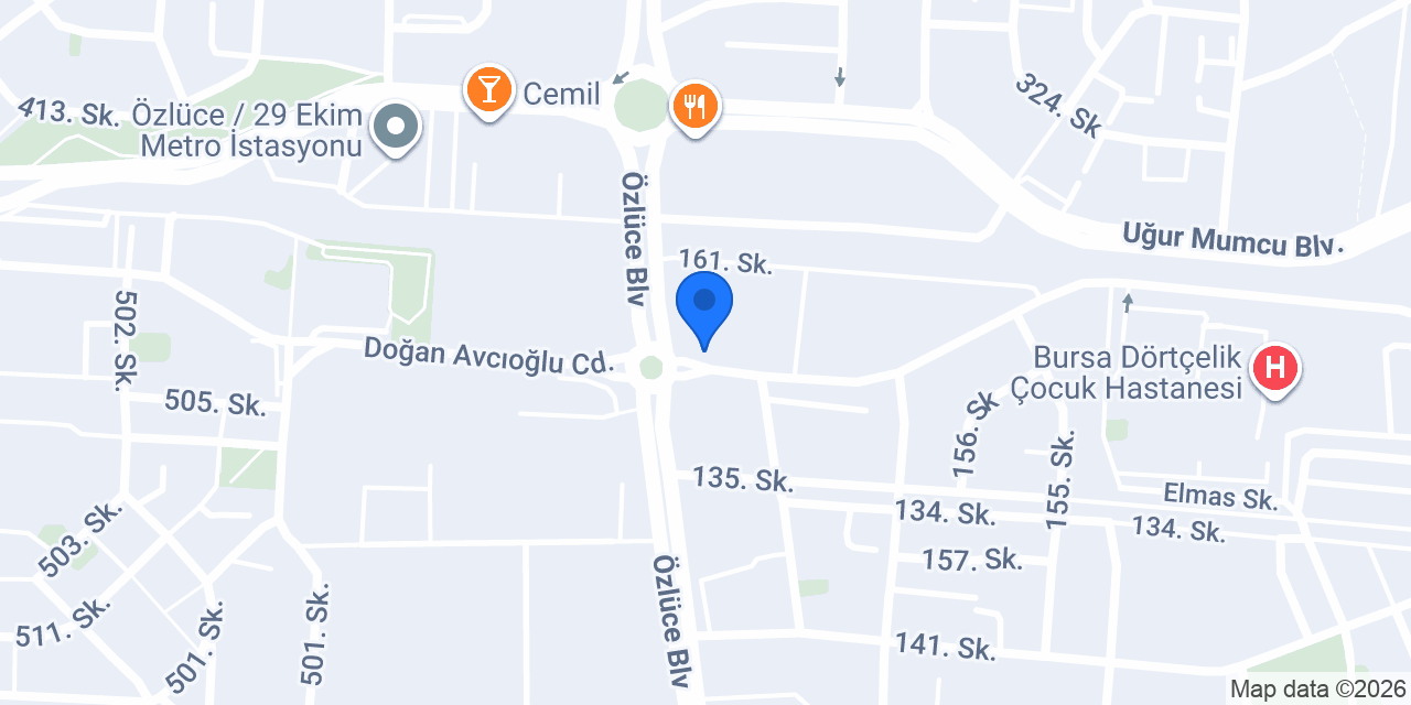 Leyla Fasıl Bursa Özlüce konumu