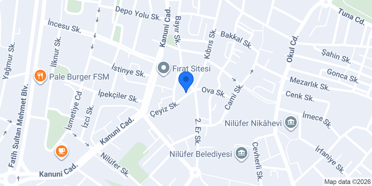 Cafe Baççeli konumu