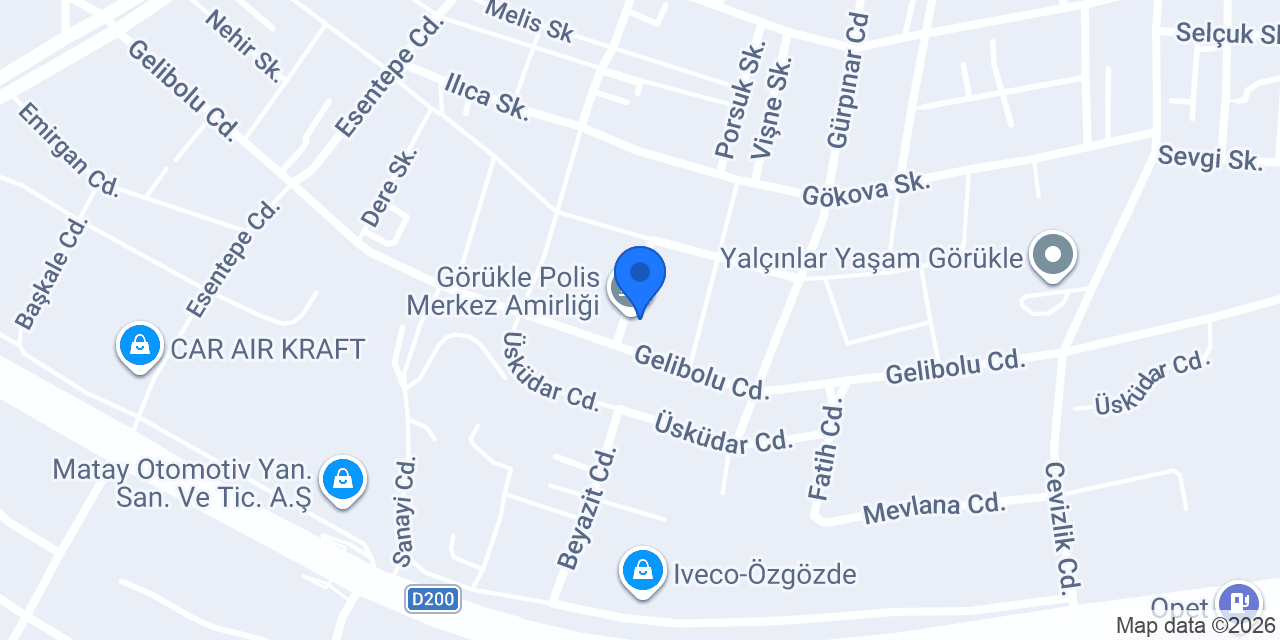 Görükle Polis Merkez Amirliği konumu