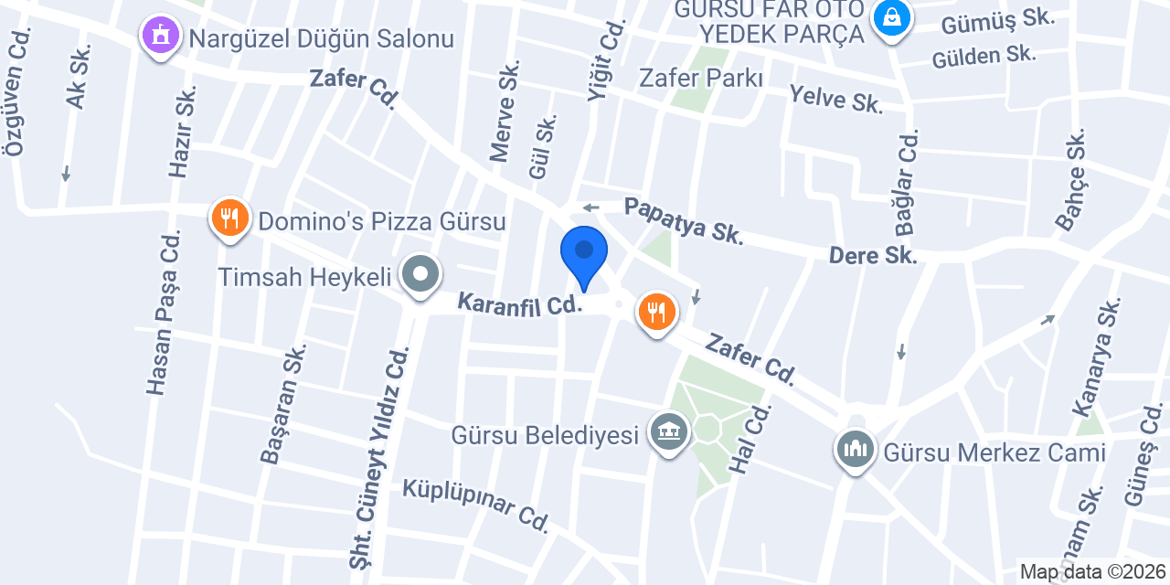 GÜRSU GİYİM konumu