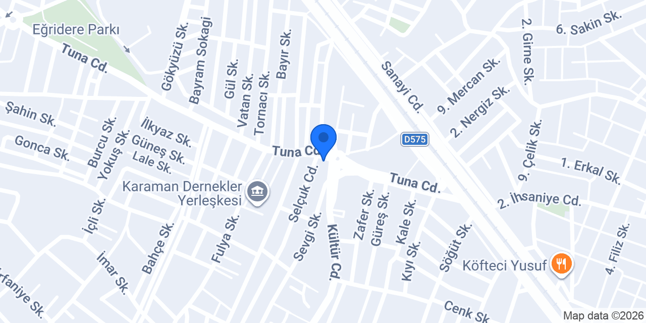 Güleç Mobilya konumu