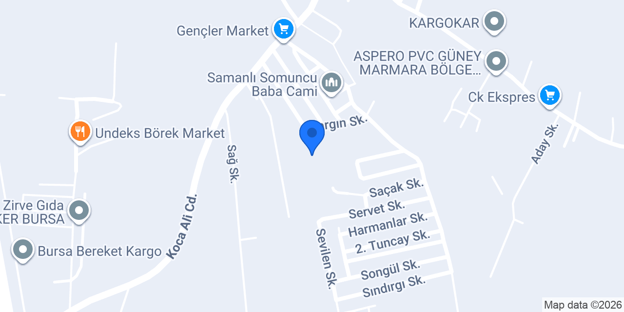 Deko Endüstriyel Mutfak konumu