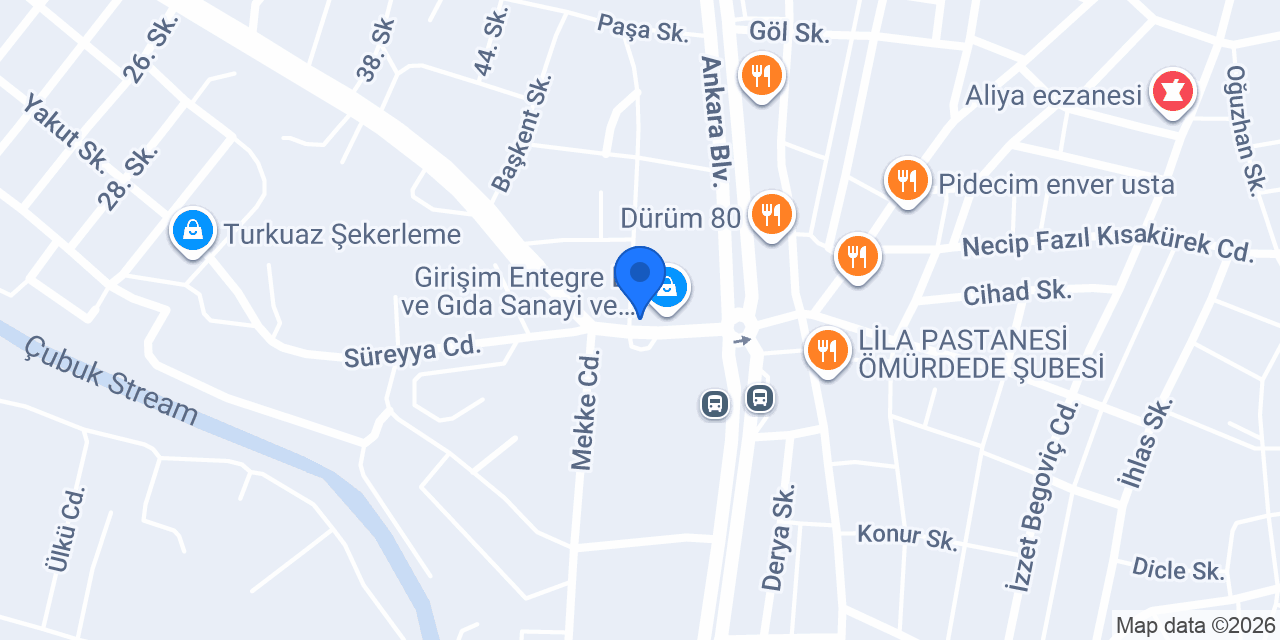 Çubuk Ticaret Borsası konumu