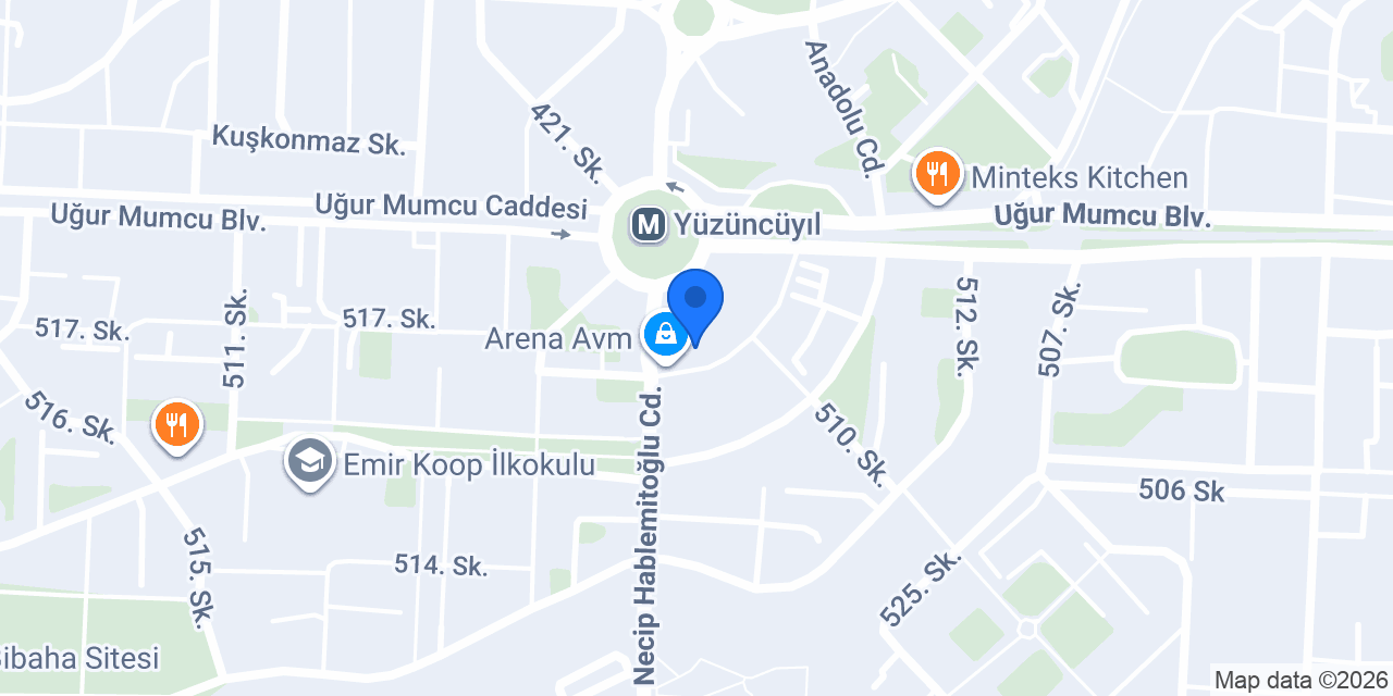Eylül Giyim - Özlüce Şubesi konumu
