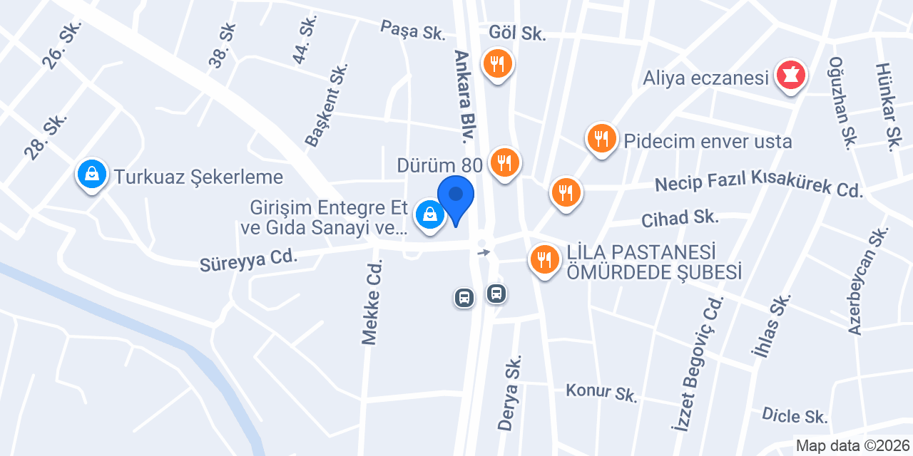 Ömürdede taksi konumu