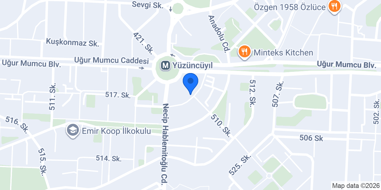 Pale Burger Özlüce konumu