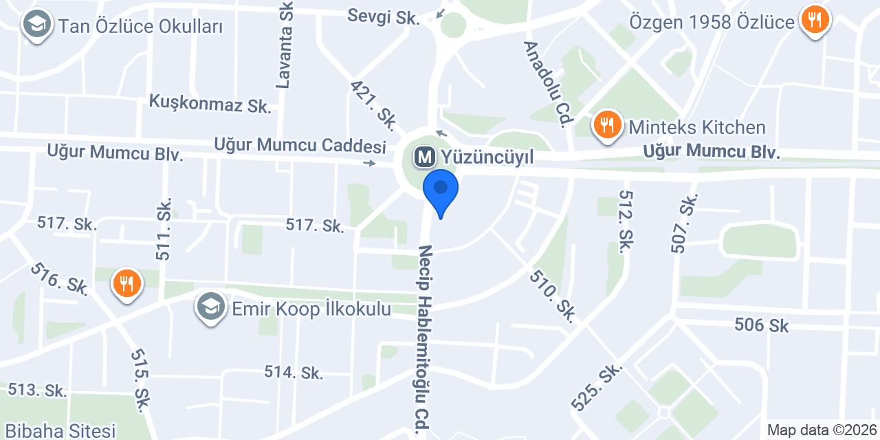 Terzi Arena konumu